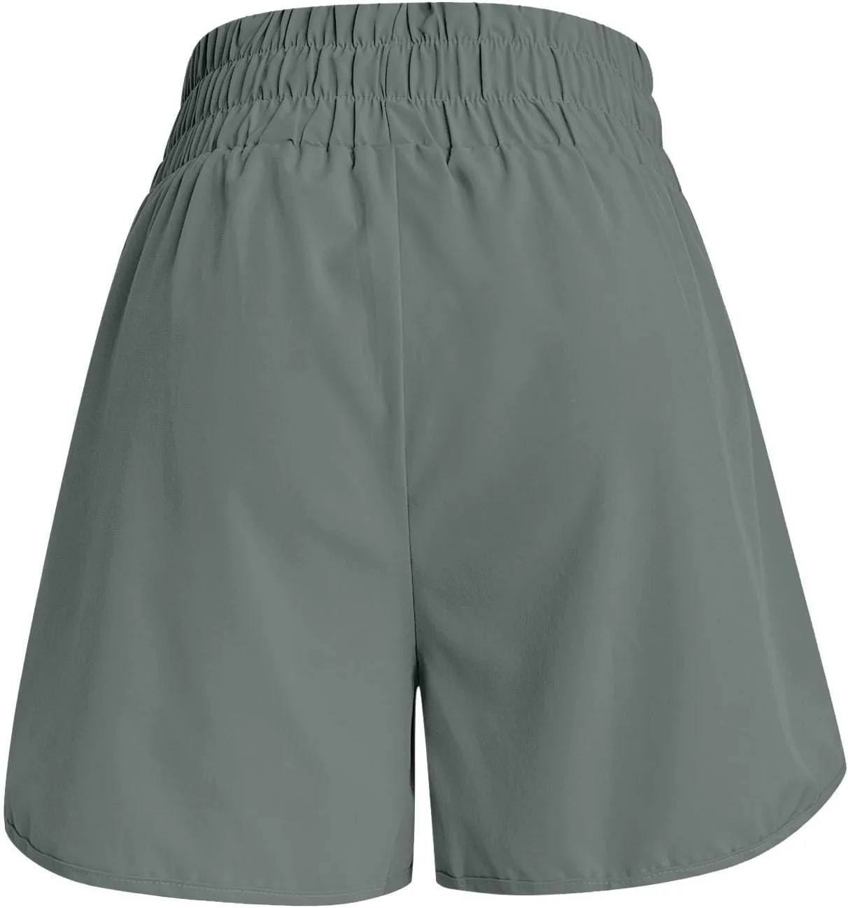 Shorts for Women Summer Casual Wide Leg Loose High Waist Elastic Dressy Beach Shorts 2025 Outfits Comfy Clothes