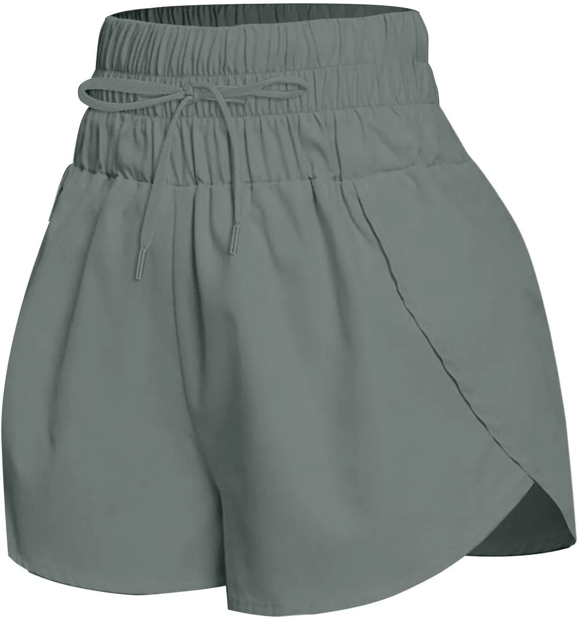 Shorts for Women Summer Casual Wide Leg Loose High Waist Elastic Dressy Beach Shorts 2025 Outfits Comfy Clothes