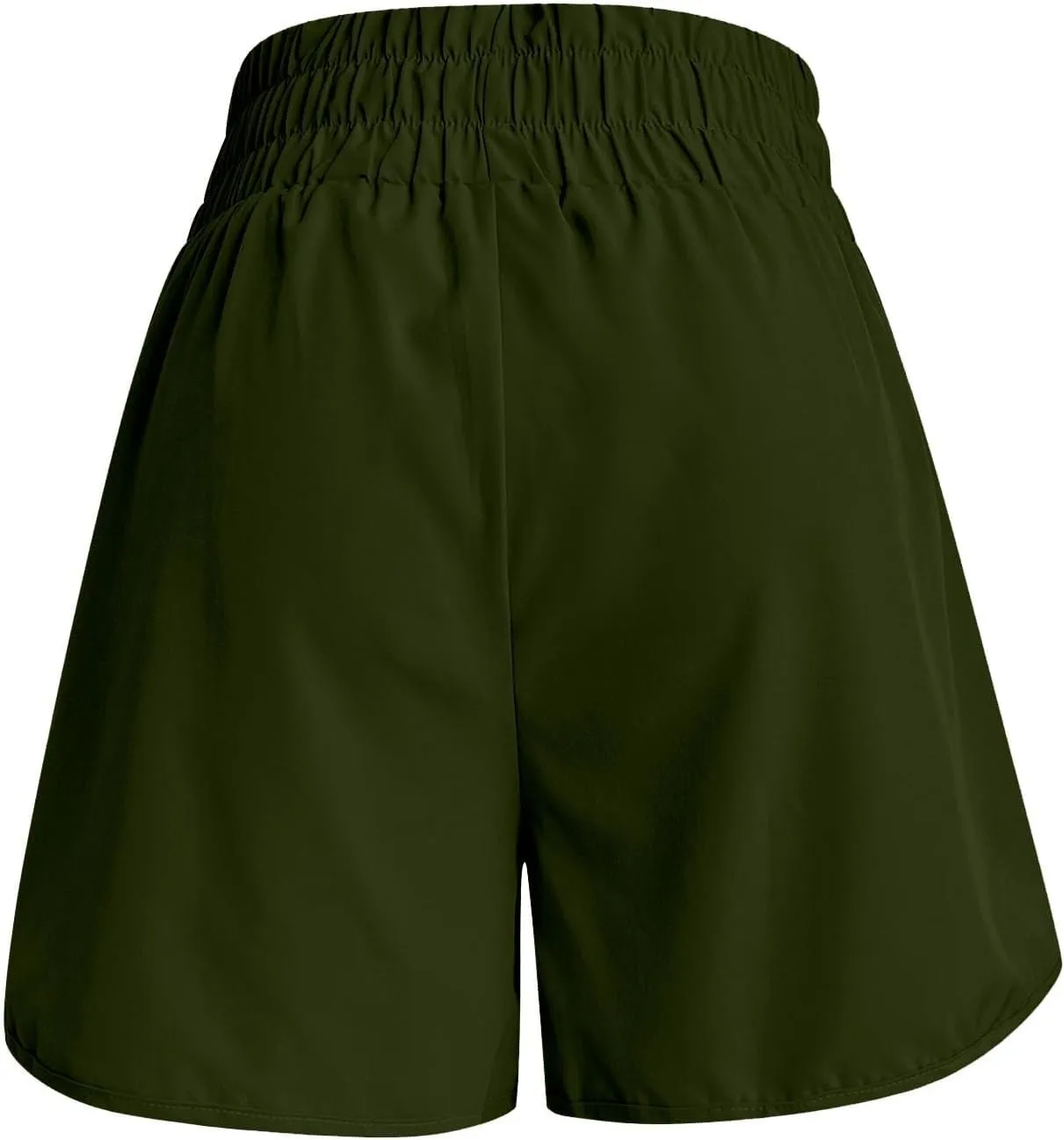 Shorts for Women Summer Casual Wide Leg Loose High Waist Elastic Dressy Beach Shorts 2025 Outfits Comfy Clothes
