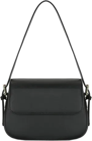 Simplicity Trendy Saddle Shoulder Bag Women PU Leather Crossbody Bag