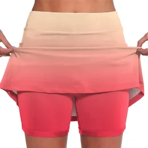 Skorts for Women with Pockets Summer 2025 Tummy Control Tennis Golf Skirt Plus Size Culottes High Waist Athletic