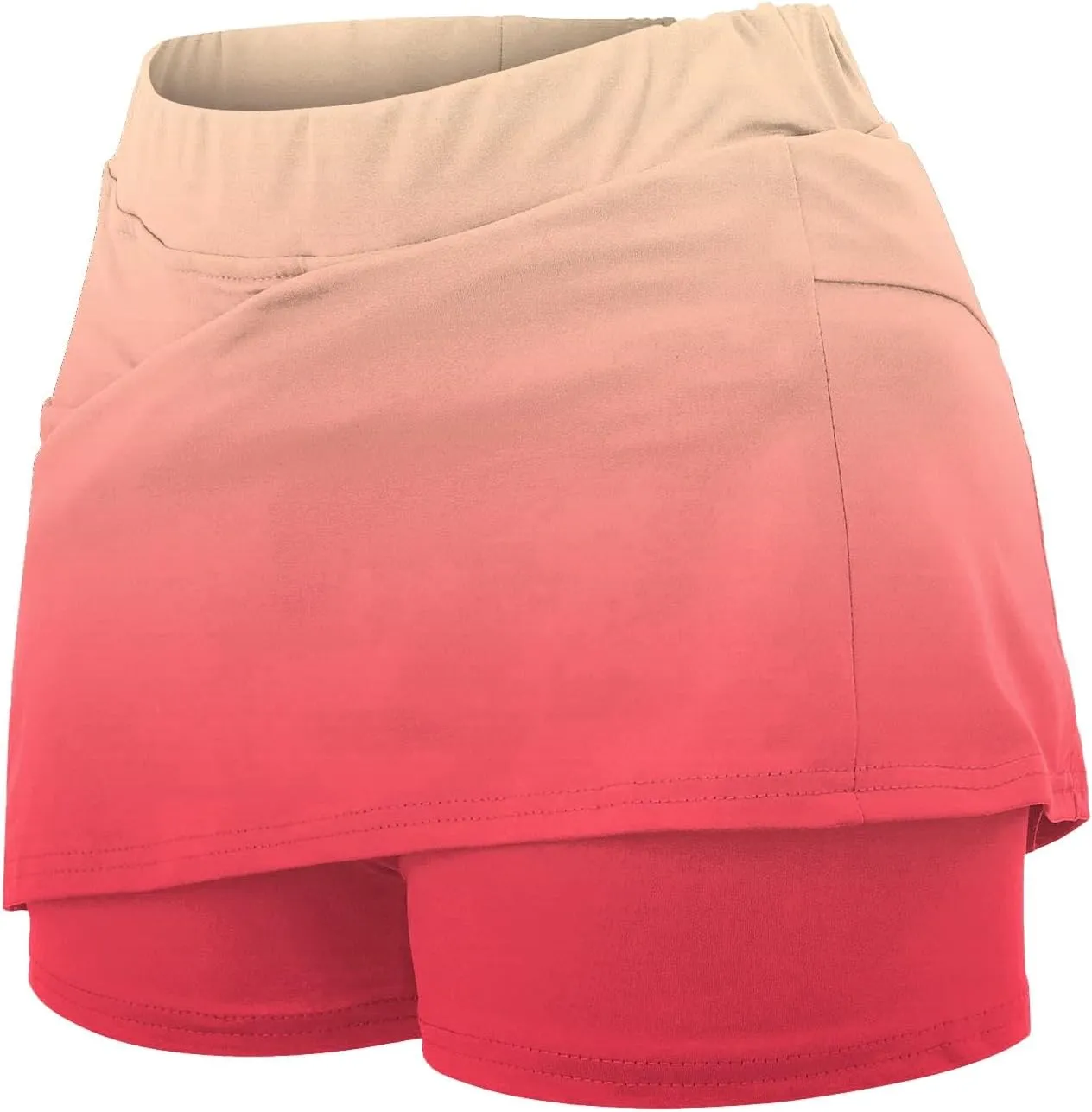 Skorts for Women with Pockets Summer 2025 Tummy Control Tennis Golf Skirt Plus Size Culottes High Waist Athletic