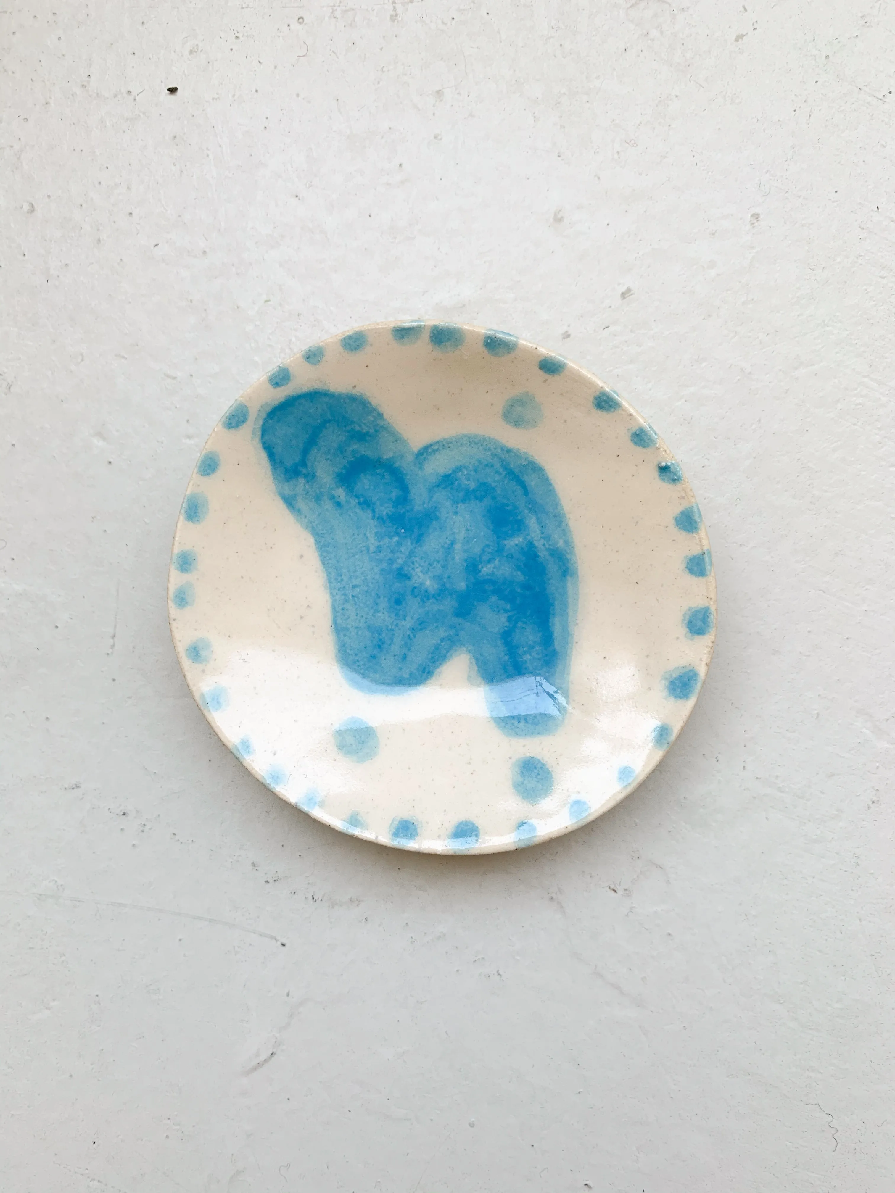 small painted plates