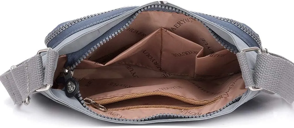 Soft PU Leather Shoulder Bag Handbag Bag Shoulder Shopping Nylon Daily Elegant Women Messenger Bags