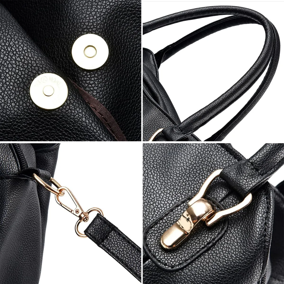 Soft Vegan Leather Handbag for Women Fashion Shoulder Crossbody Bag Large Totes Elegant Handbag Casual Purse