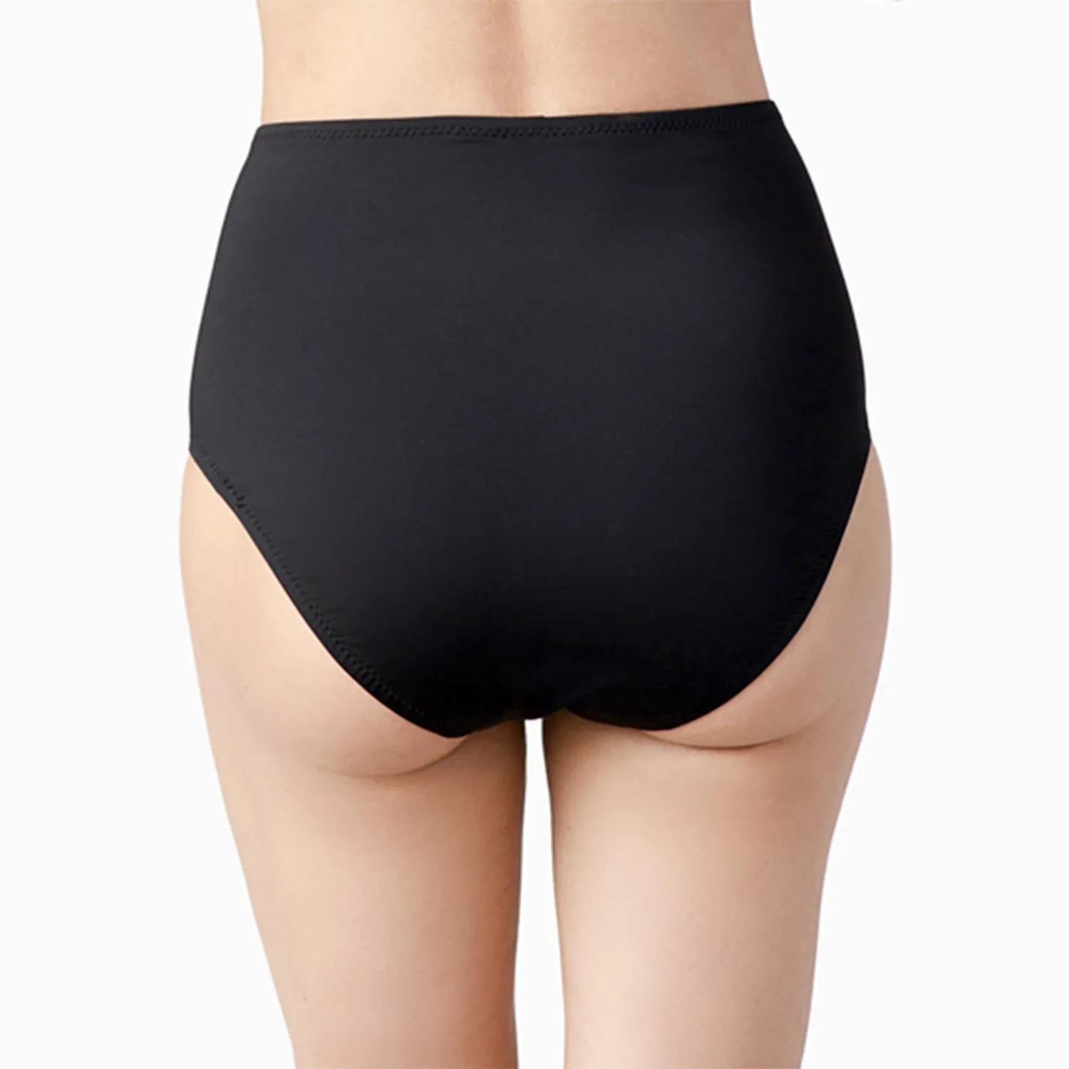 Swim High Waist Bottom (Black)