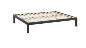 The Frame Black Brushed - Steel Bed Frame