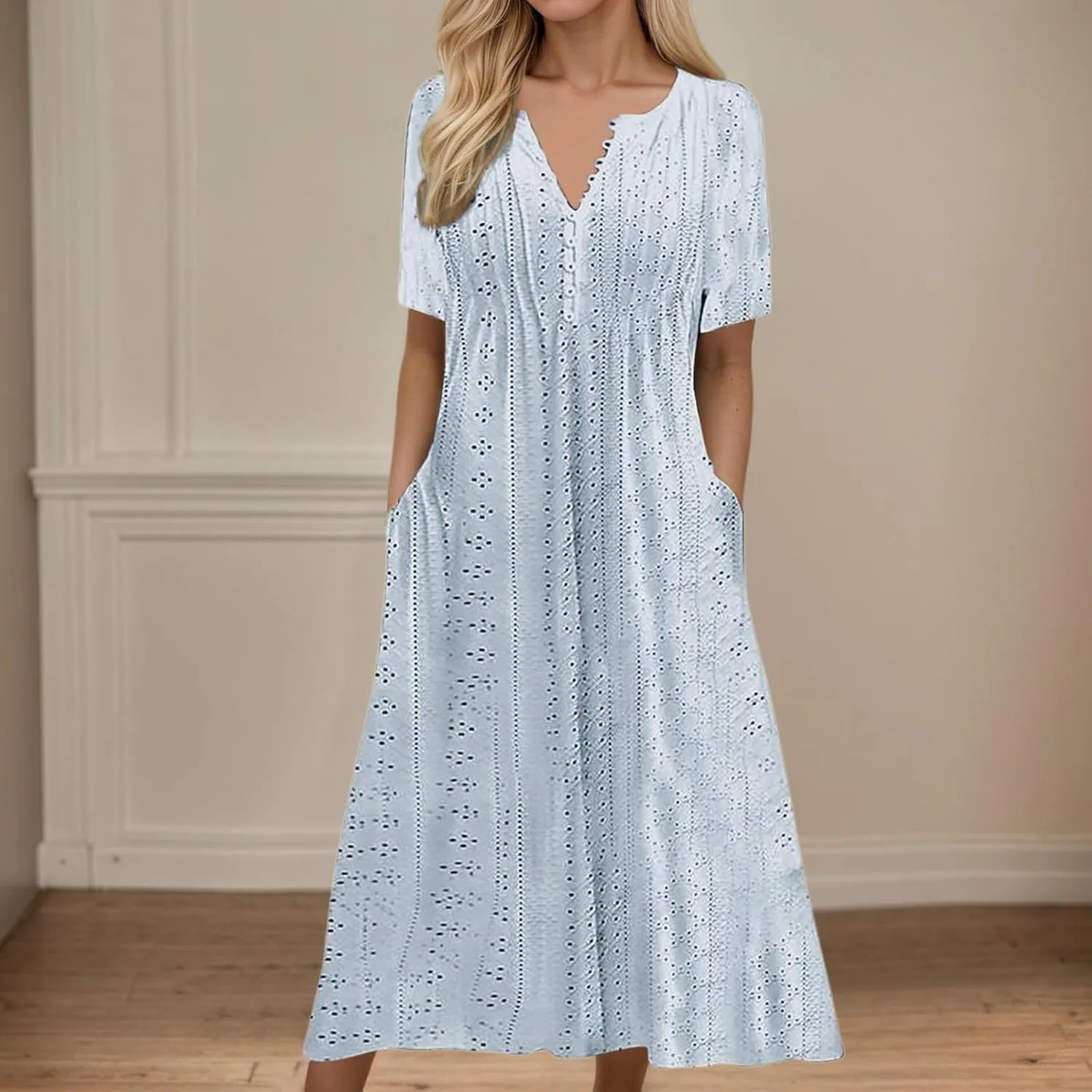 Tie Shoulder Mini Dress for Women Bow Square Neck Babydoll Ruffle Short Dress Summer Boho Flowy Sleeveless Sundress
