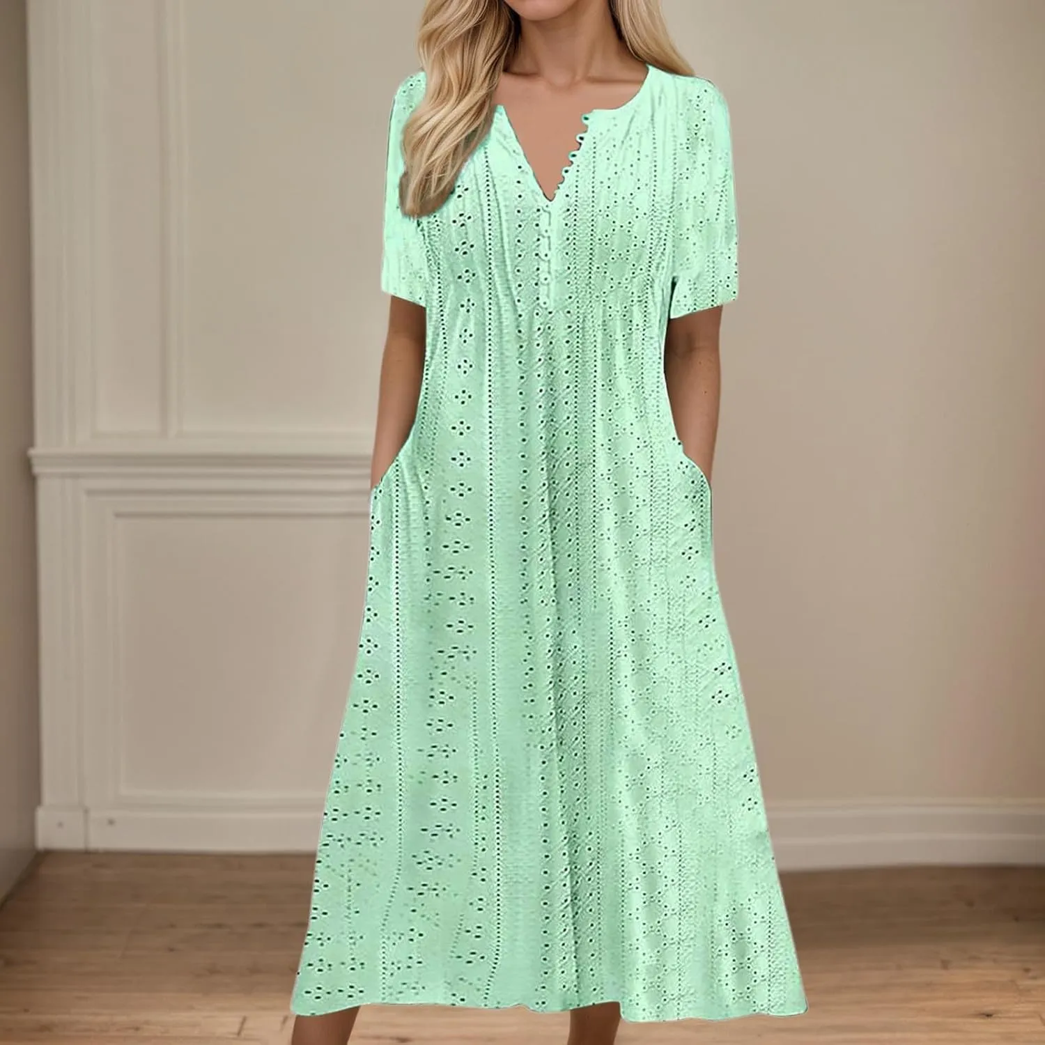 Tie Shoulder Mini Dress for Women Bow Square Neck Babydoll Ruffle Short Dress Summer Boho Flowy Sleeveless Sundress
