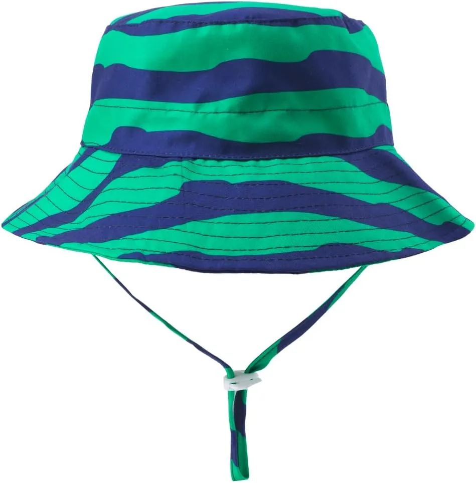 Toddlers and Baby Boys' 3-Piece Swimsuit Trunk and Rashguard Sun Hat Set
