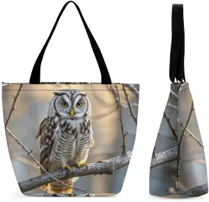 Tote Bag for Women Grocery Bag Red Heads Cranes Foldable Shopping Bags Reusable Large Tote Bag