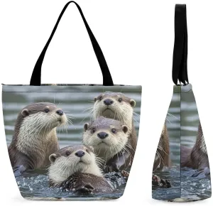 Tote Bag for Women Grocery Bag Red Heads Cranes Foldable Shopping Bags Reusable Large Tote Bag