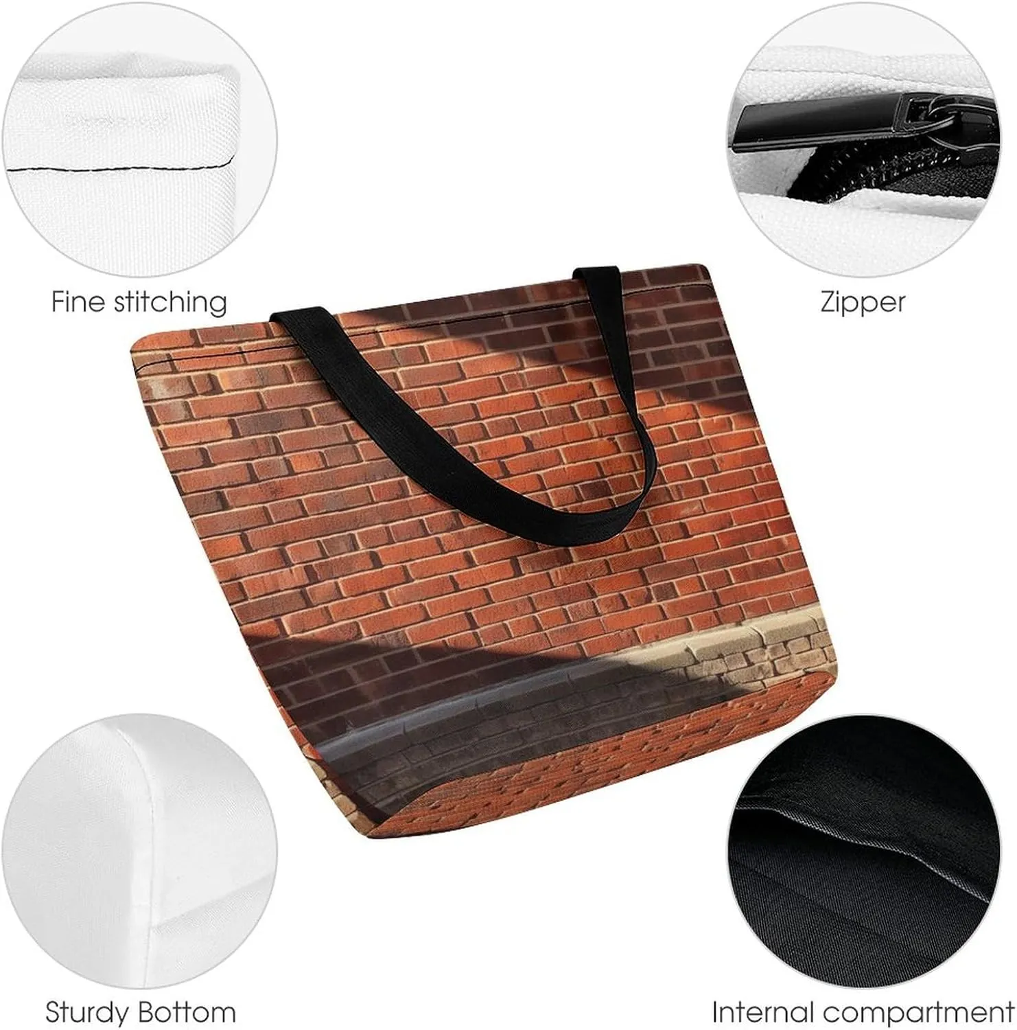 Tote Bag for Women Grocery Bag Tent in The Sun Foldable Shopping Bags Reusable Large Tote Bag
