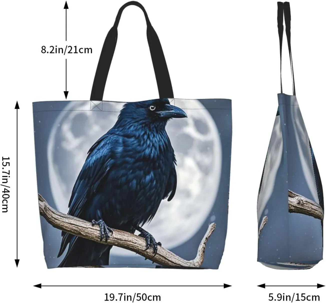 Tote Bag for Women Northern Lights Grocery Bag Foldable Shopping Bags Reusable Large Tote Bag