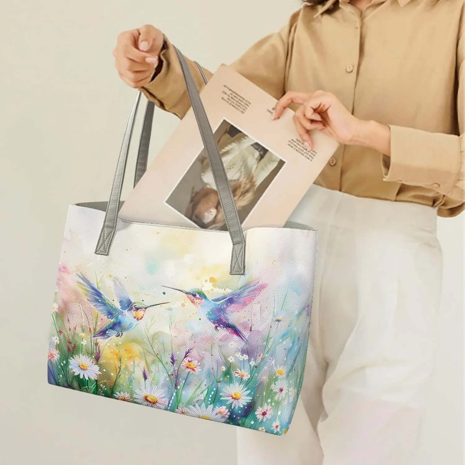 Tote Bags for Women Butterfly Shoulder Hobo Fashion Shopping Tote Bag Women's purse handbags Large Travel Totes