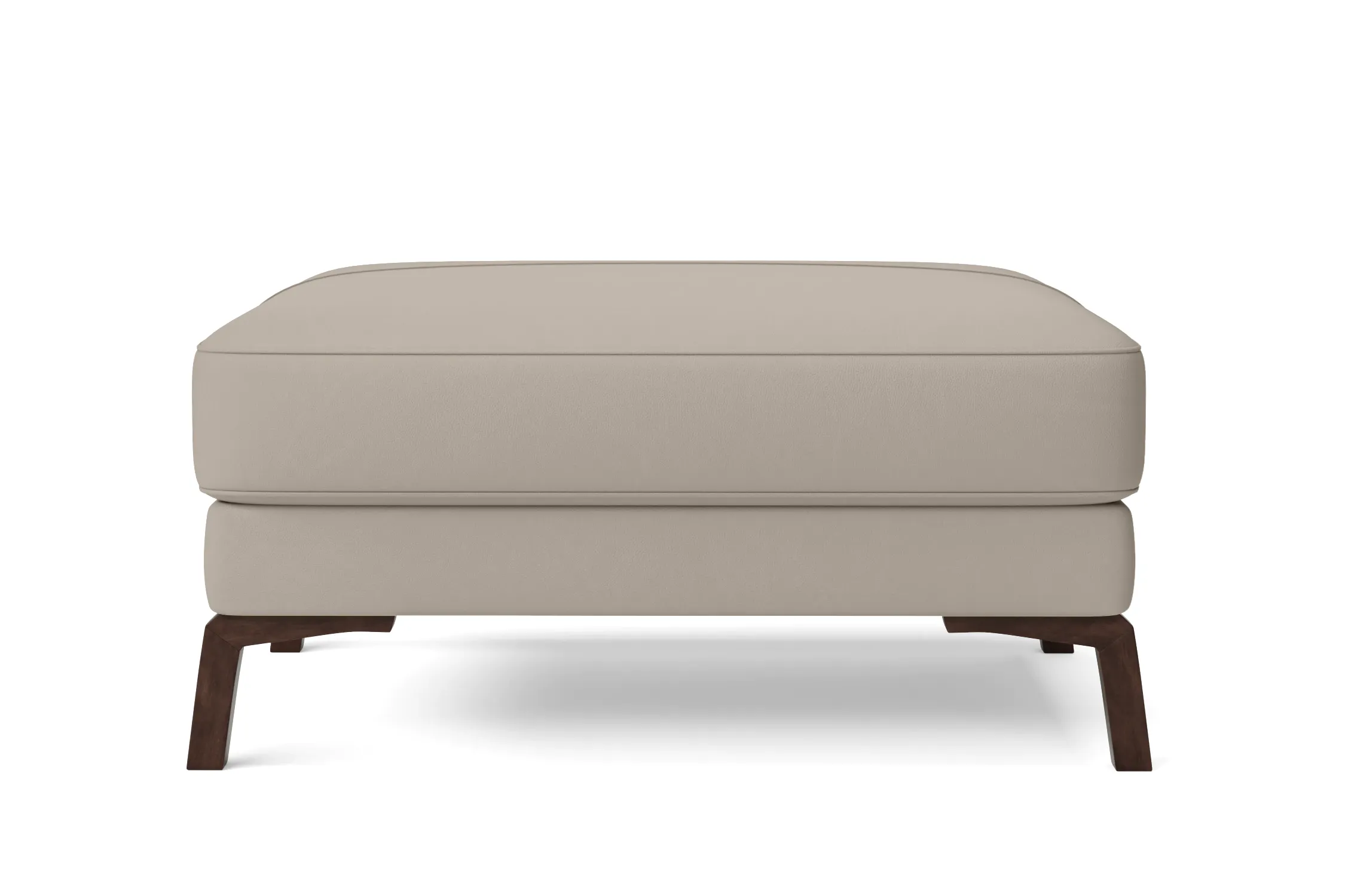 Turin Ottoman Sand Leather