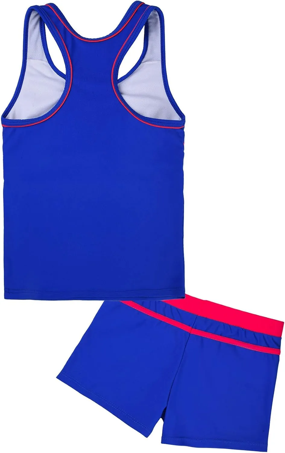 Uhnice Girls Swimsuit Two Piece Tankini Swimwear with Boyshort