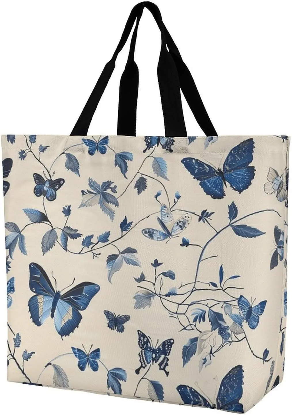 Usa Flag Beach Bag Reusable Tote Bag Foldable Grocery Bags Women Shopping Bags for Daily Essentials