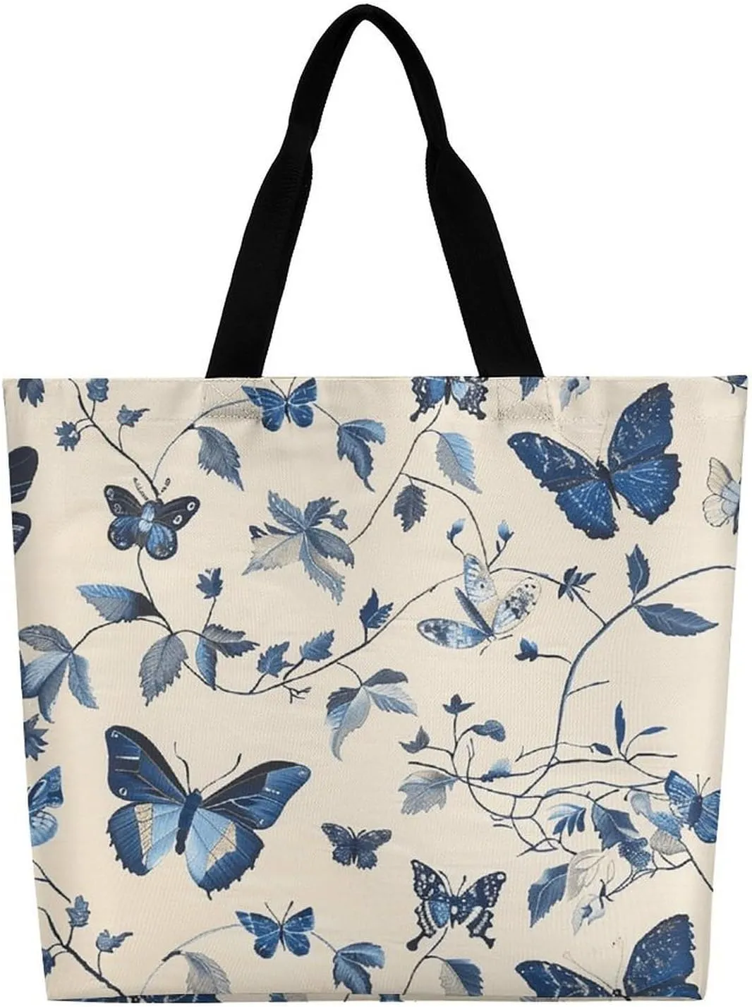 Usa Flag Beach Bag Reusable Tote Bag Foldable Grocery Bags Women Shopping Bags for Daily Essentials