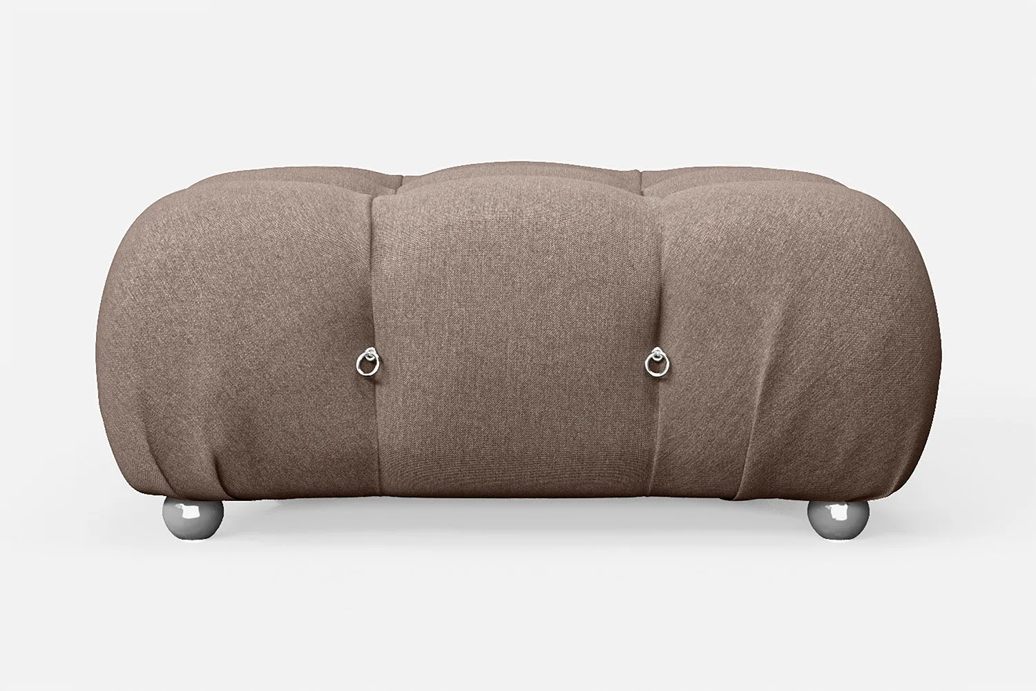 Varese Ottoman Caramel Linen Fabric Large
