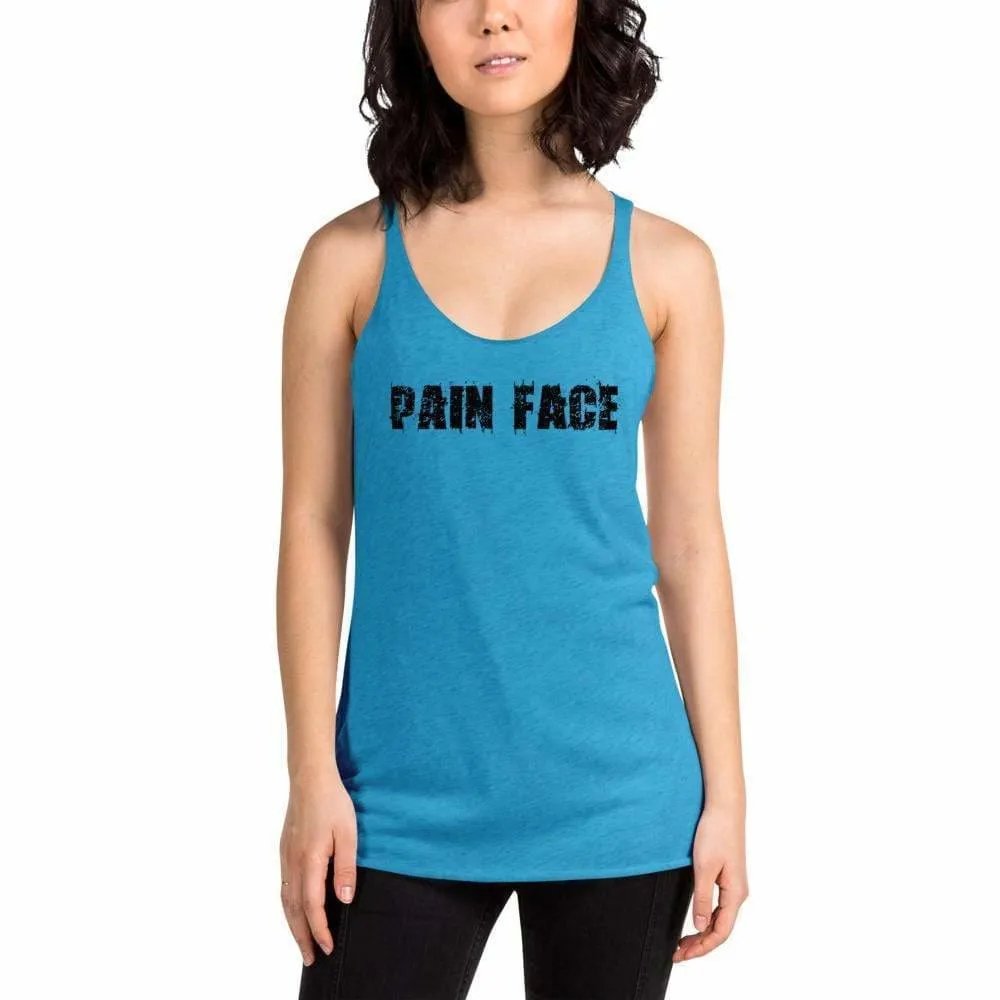 WOD Obsessed Pain Face Women's Racerback Tank