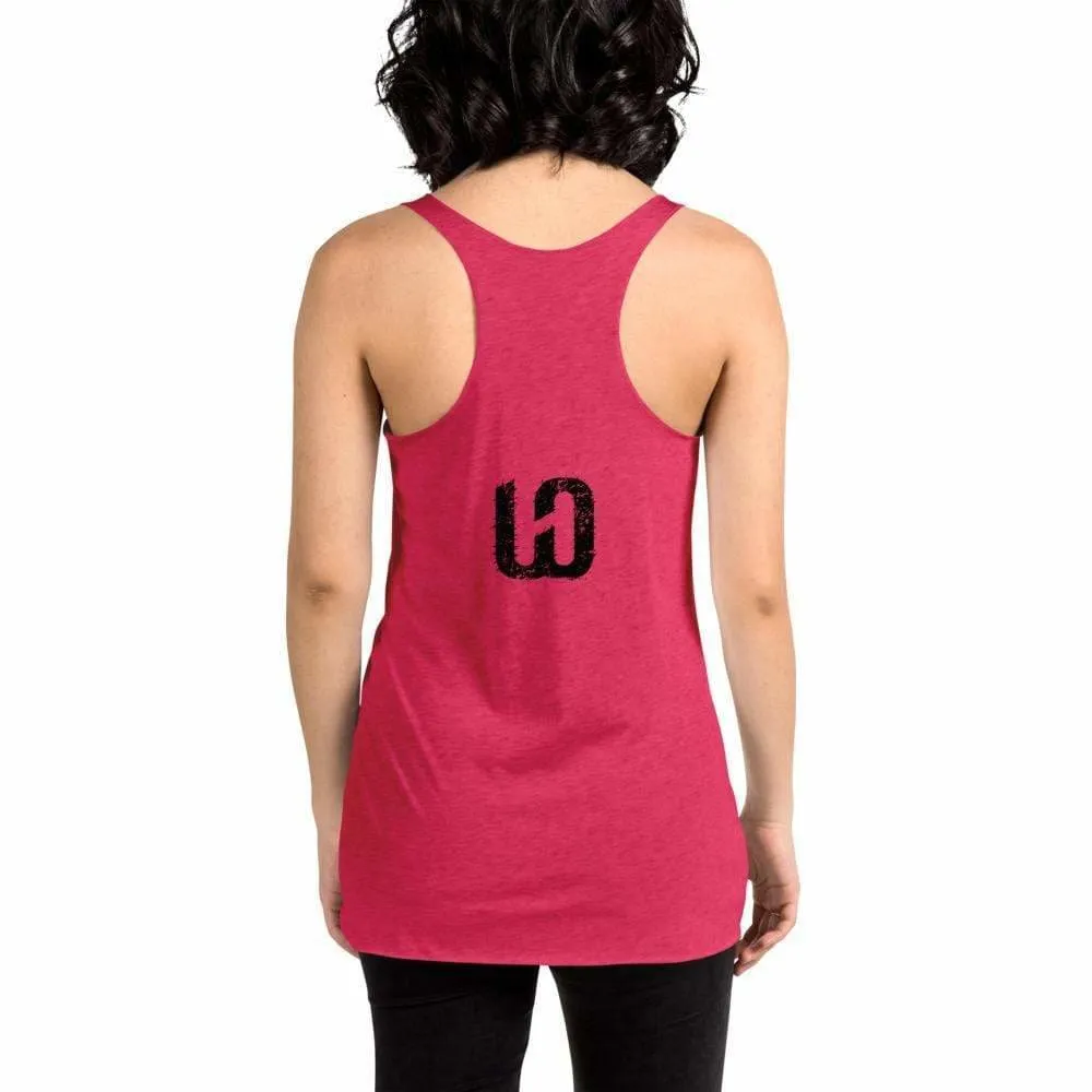 WOD Obsessed Pain Face Women's Racerback Tank