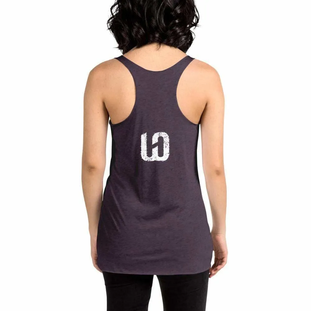 WOD Obsessed Pain Face Women's Racerback Tank