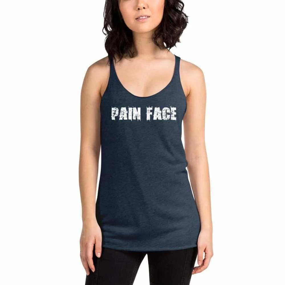 WOD Obsessed Pain Face Women's Racerback Tank