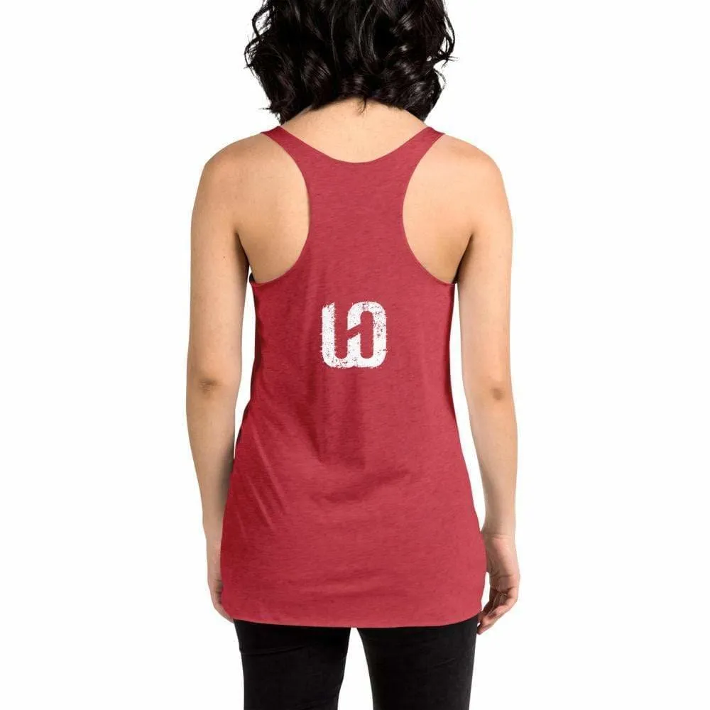 WOD Obsessed Pain Face Women's Racerback Tank