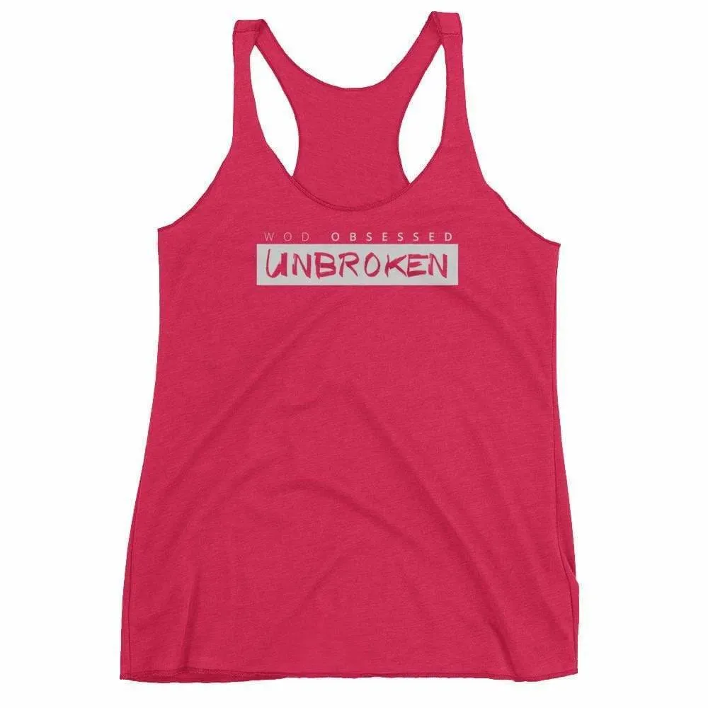 WOD Obsessed UNBROKEN Women's Racerback Tank