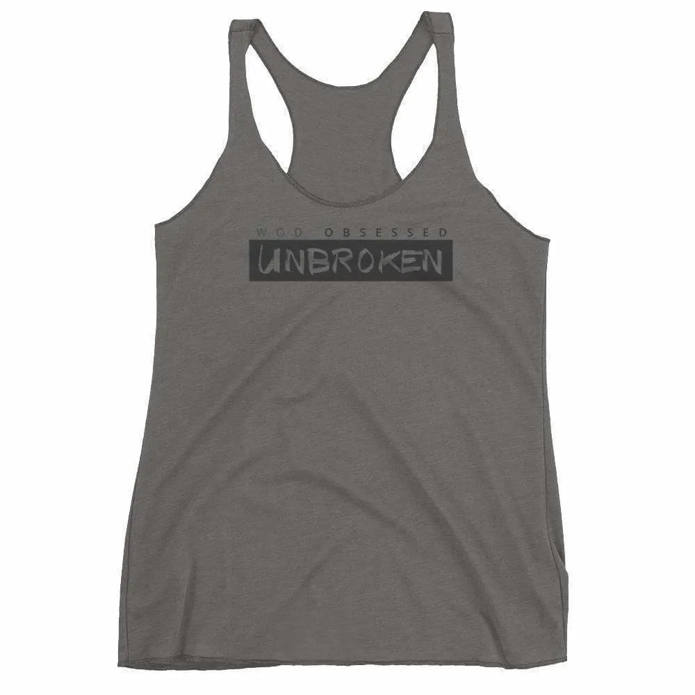 WOD Obsessed UNBROKEN Women's Racerback Tank