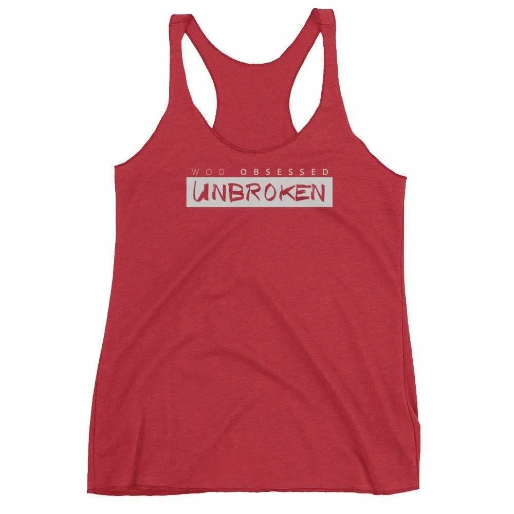 WOD Obsessed UNBROKEN Women's Racerback Tank