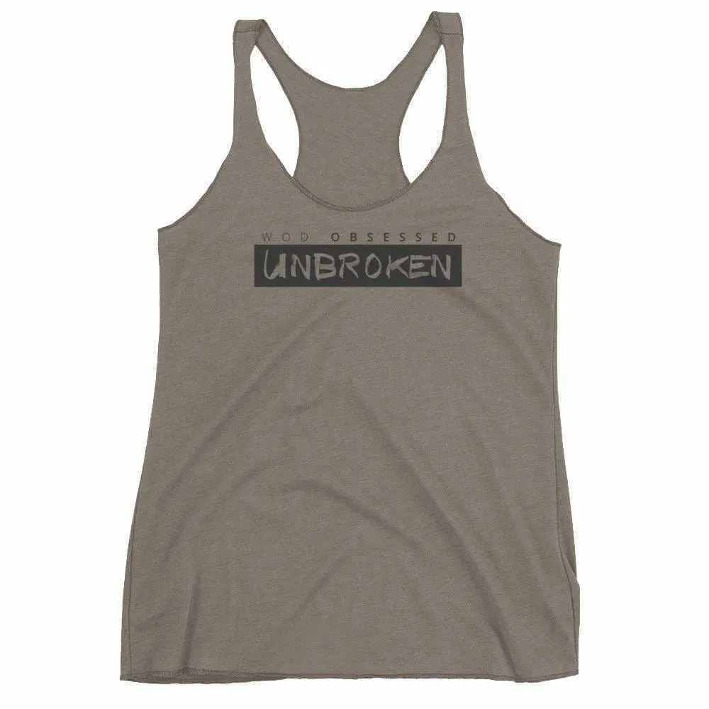 WOD Obsessed UNBROKEN Women's Racerback Tank