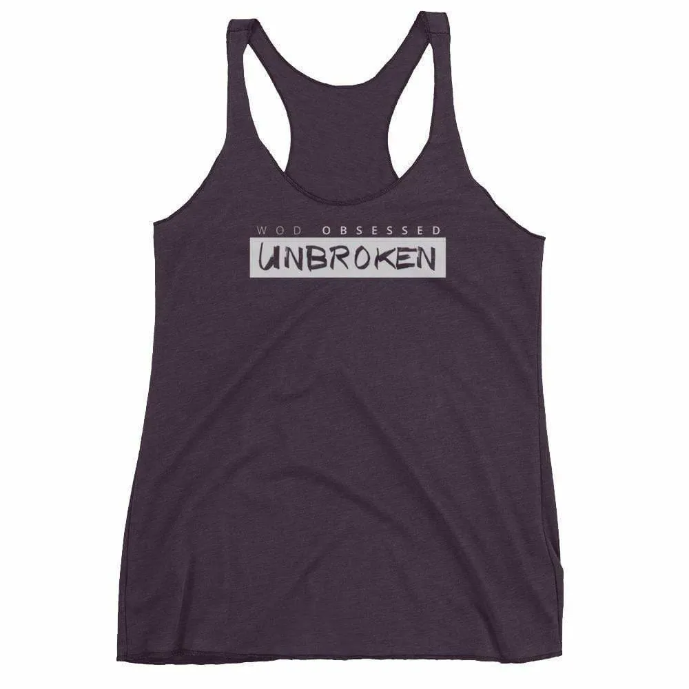 WOD Obsessed UNBROKEN Women's Racerback Tank