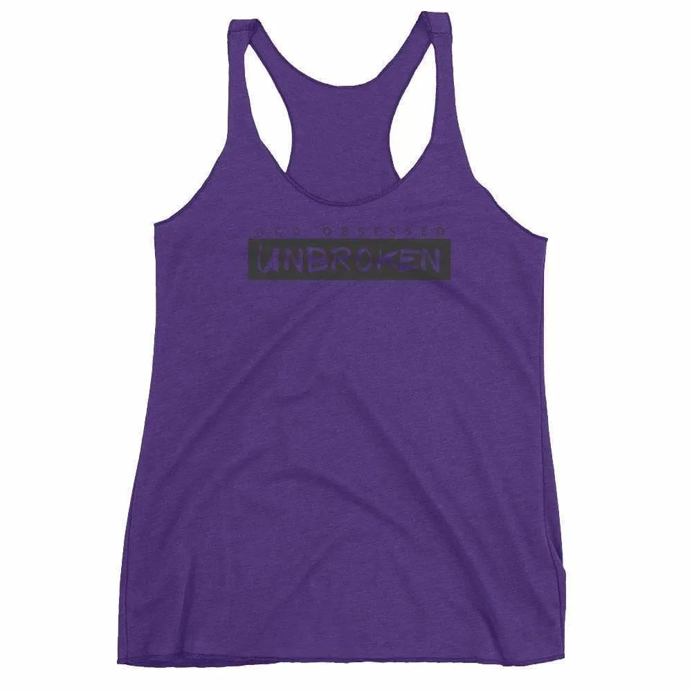 WOD Obsessed UNBROKEN Women's Racerback Tank