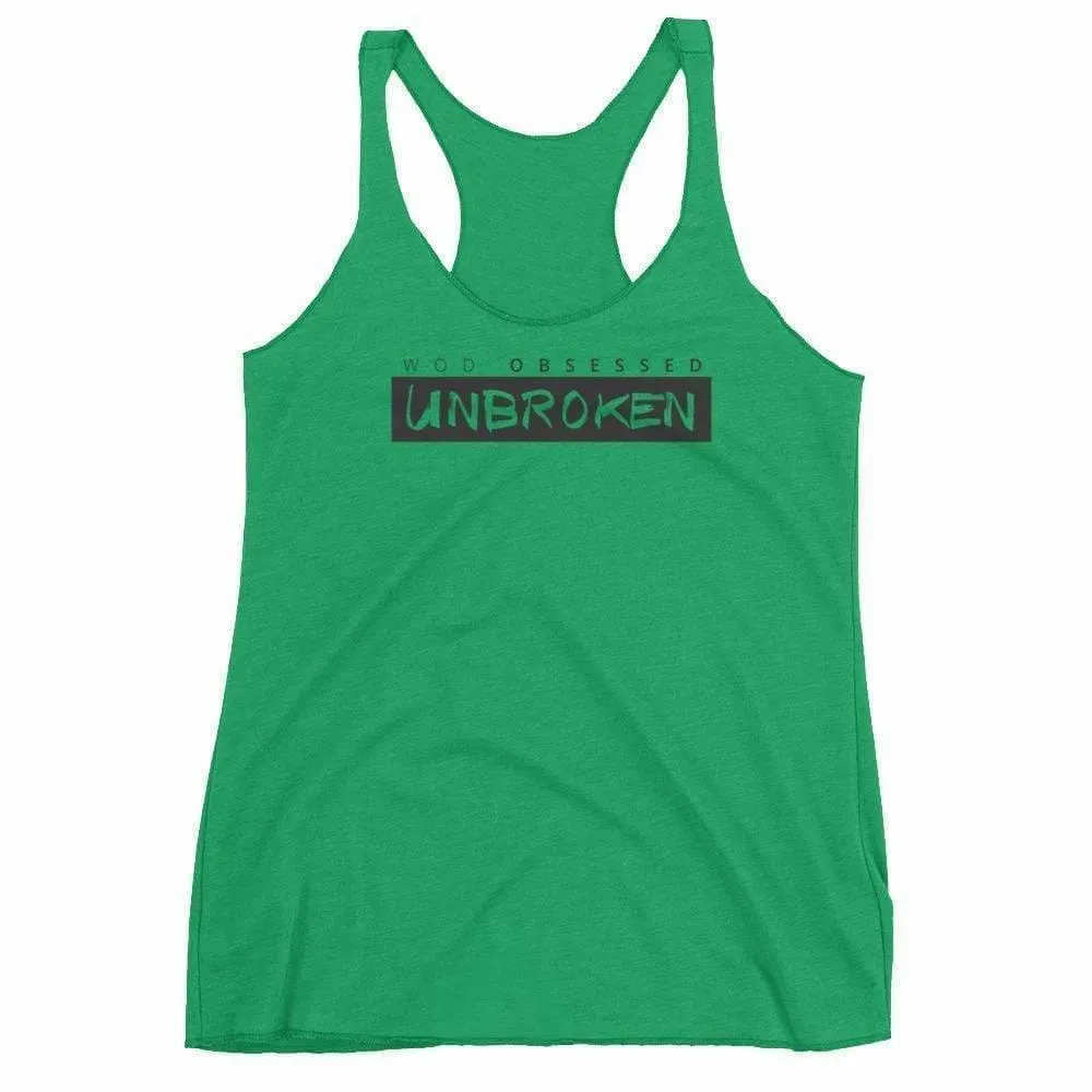 WOD Obsessed UNBROKEN Women's Racerback Tank