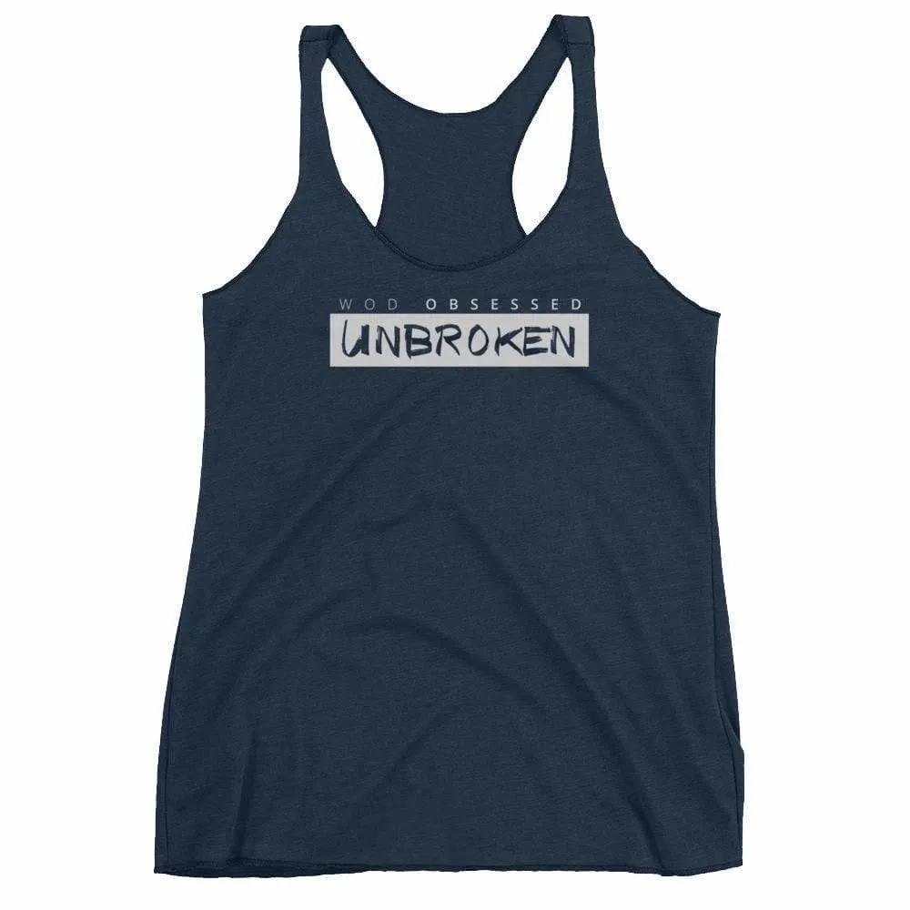 WOD Obsessed UNBROKEN Women's Racerback Tank