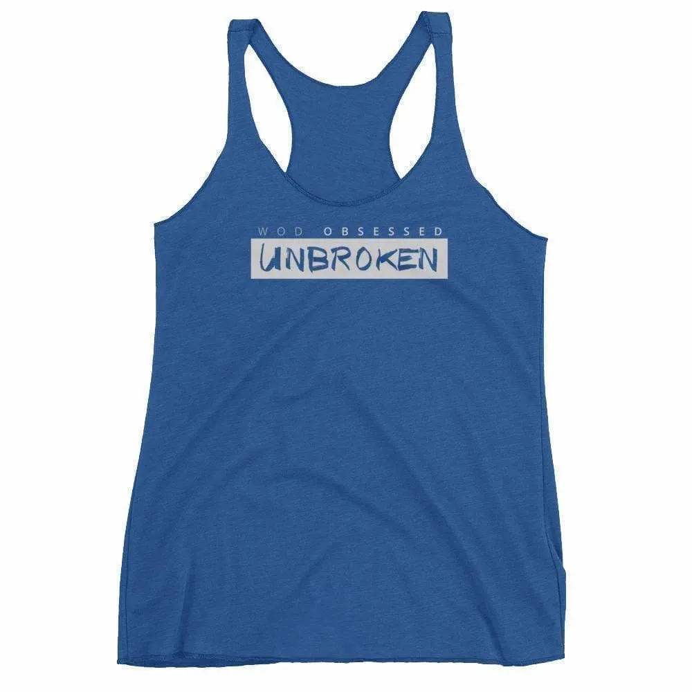 WOD Obsessed UNBROKEN Women's Racerback Tank