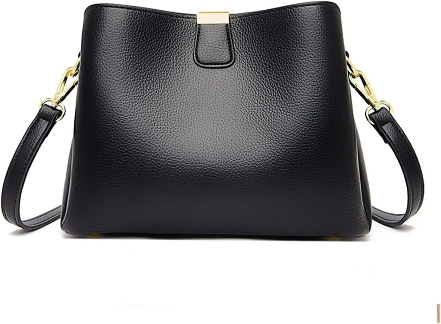 Women Bucket Bag Fashion Shoulder Bag For Girls Large Capacity Messenger Crossbody Bag For Women(Black)