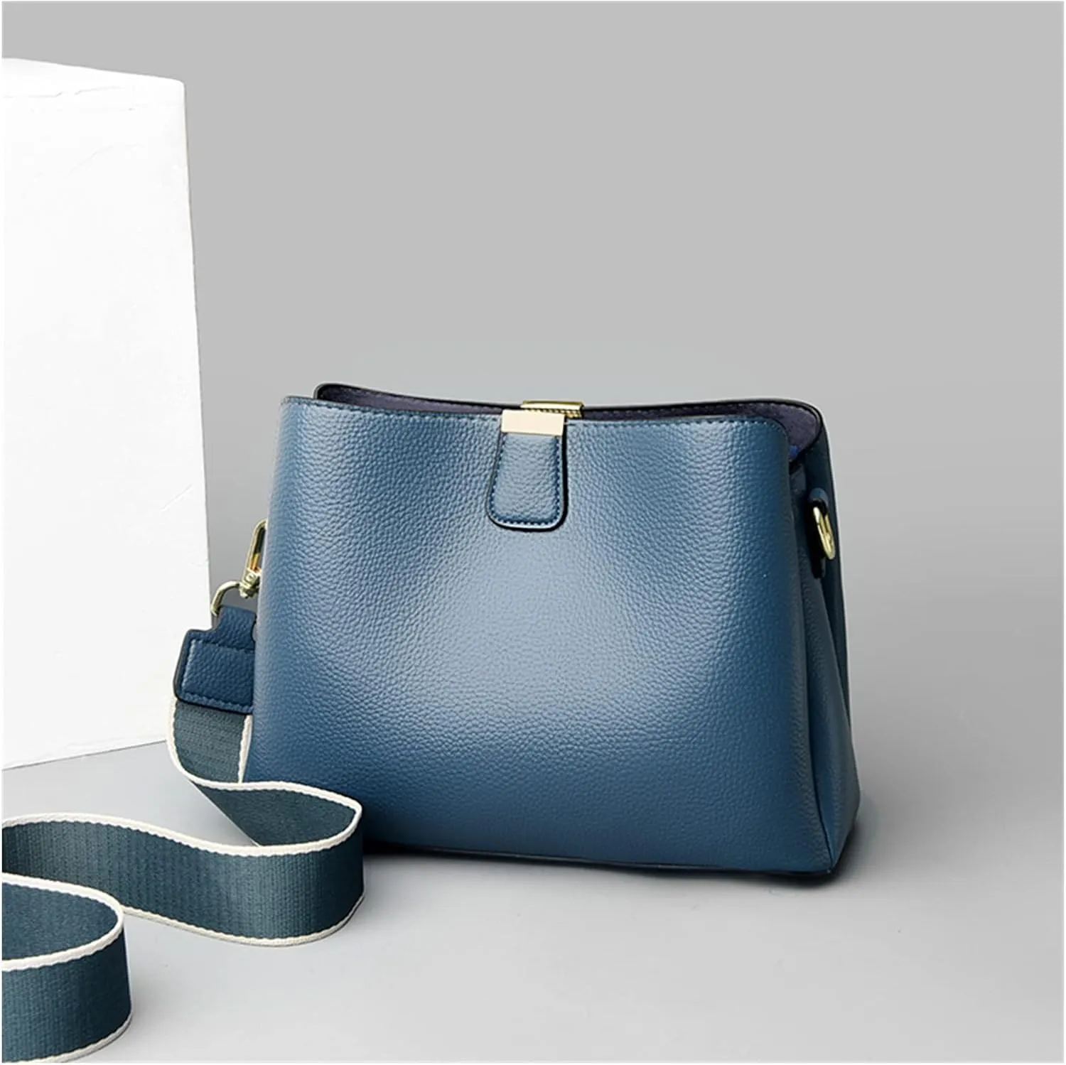 Women Bucket Bag Fashion Shoulder Bag For Girls Large Capacity Messenger Crossbody Bag For Women(Black)