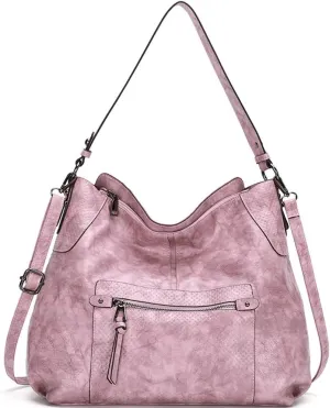 Women Shoulder Bags Marble Textured Leather Tote Bag Vintage Handbags Purse Hobo Handbag Satchel Crossbody Bag Totes