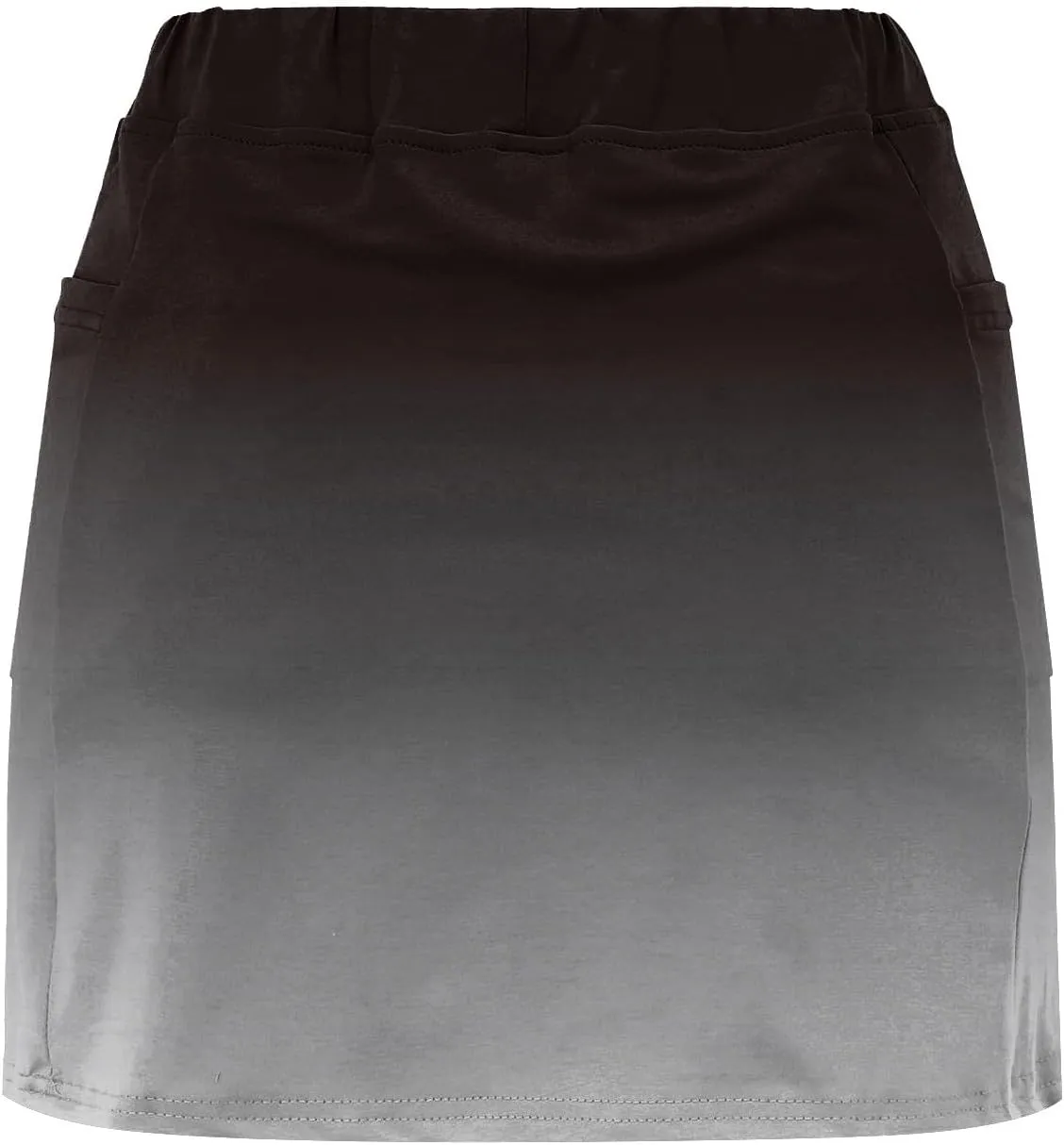 Womens Activewear Pleated Tennis Skirts Fade Pattern Printed Culottes Skinny Mid Waisted Workout Summer Casual Skirt