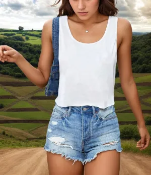 Womens Country Concert Cowgirl Tank Tops Sexy Western Graphic Crop Outfits for Teens