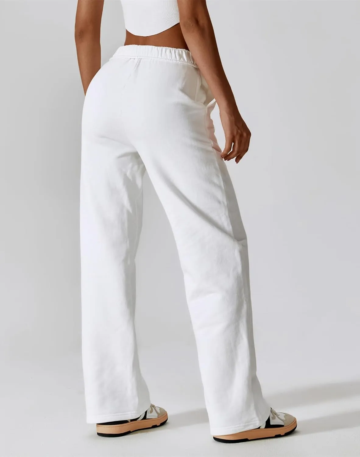 Womens Leisure Sweatpants for 2024 New,Womens Tall Sweatpants,Straight and Wide Leg Sweatpants Women with Pocket