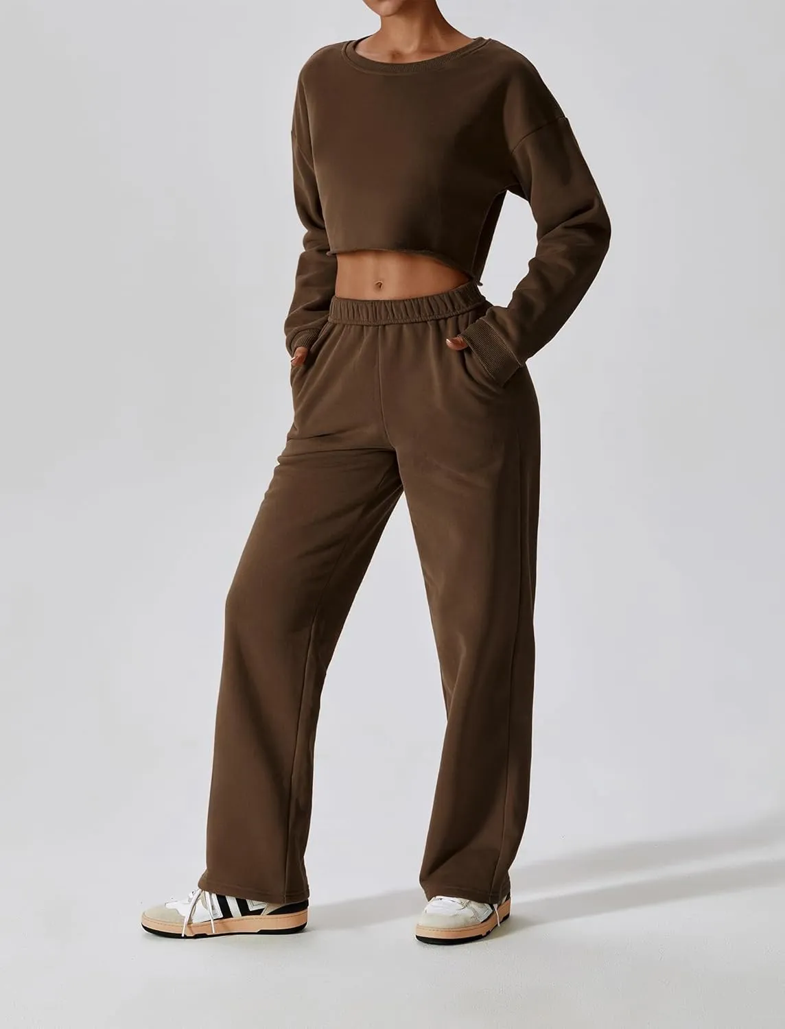 Womens Leisure Sweatpants for 2024 New,Womens Tall Sweatpants,Straight and Wide Leg Sweatpants Women with Pocket
