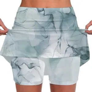 Womens Mini Tennis Skirts High Waisted with Built in Shorts Athletic Skorts Tie-Dye Printed Gym Yoga Golf Short Culottes 2024