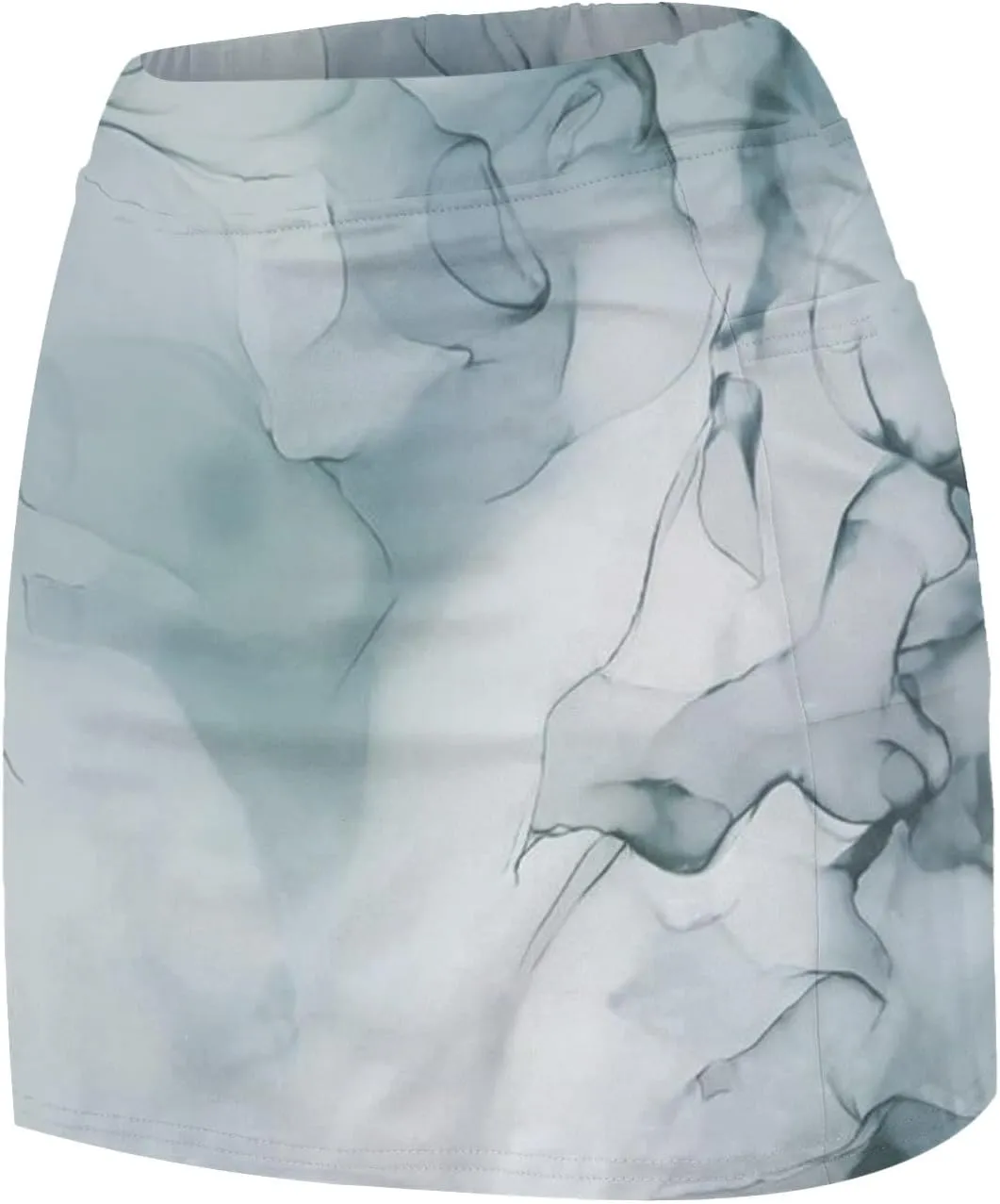 Womens Mini Tennis Skirts High Waisted with Built in Shorts Athletic Skorts Tie-Dye Printed Gym Yoga Golf Short Culottes 2024