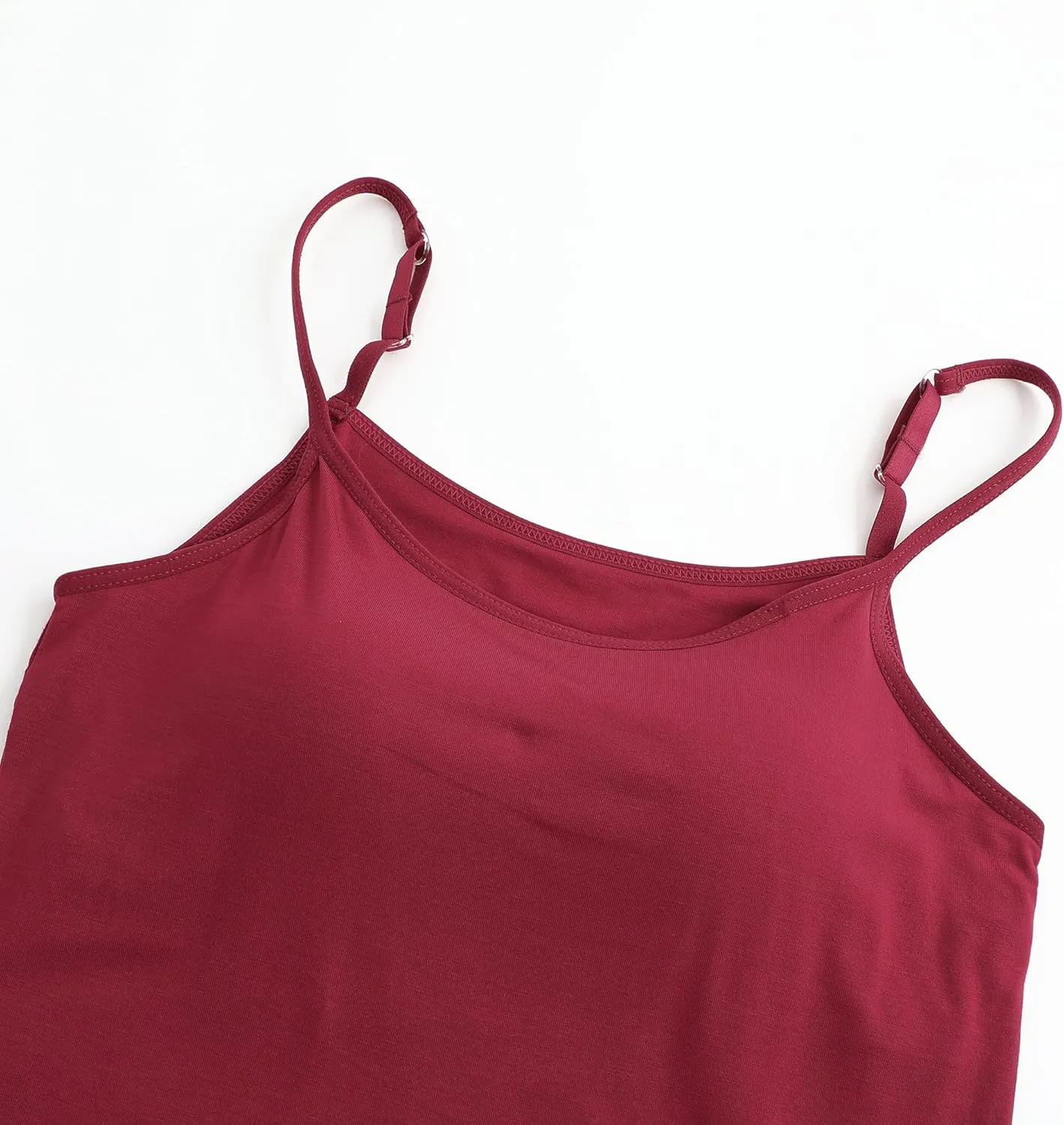 Womens Modal Built-in Bra Padded Camisole Yoga Tanks Tops