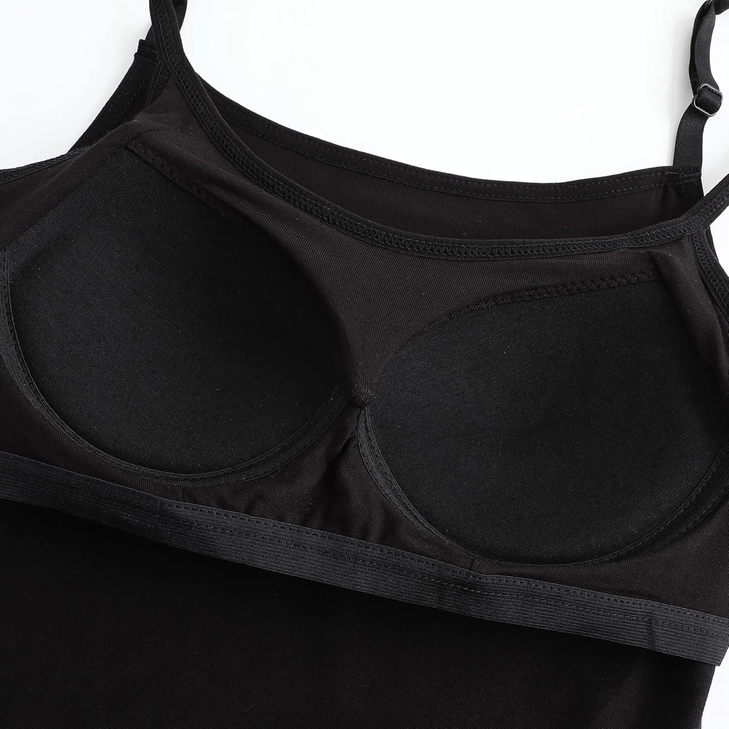 Womens Modal Built-in Bra Padded Camisole Yoga Tanks Tops