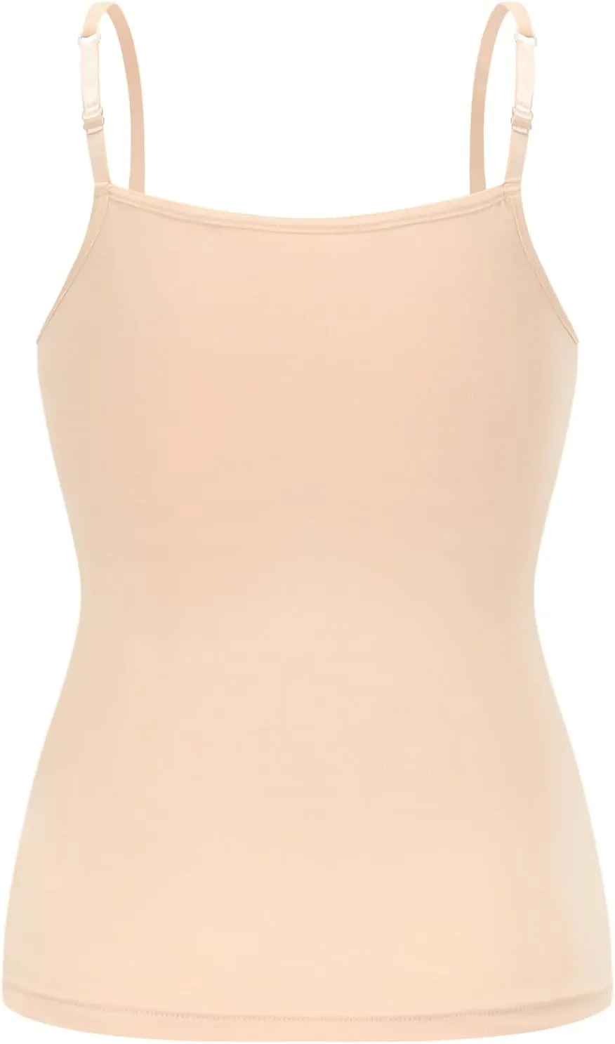 Womens Modal Built-in Bra Padded Camisole Yoga Tanks Tops